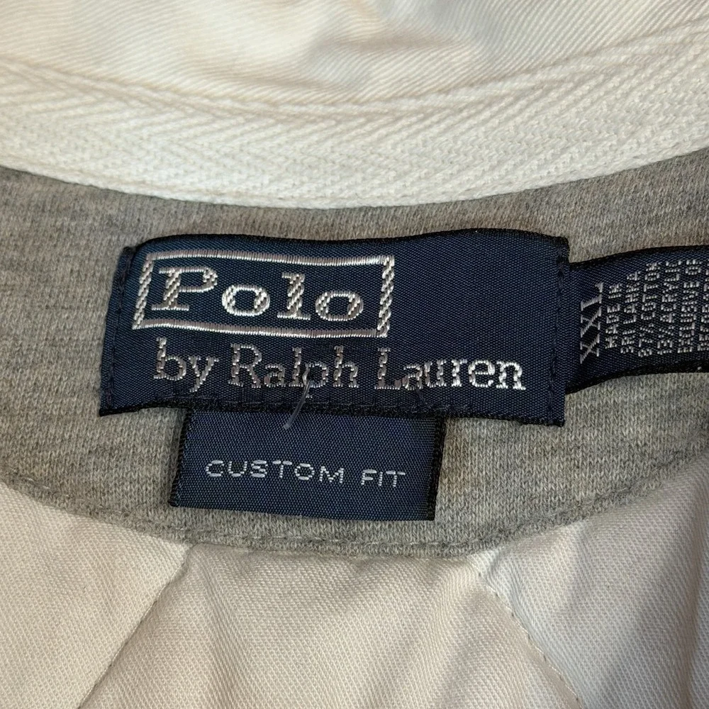 Polo Ralph Lauren Iconic Rugby Shirt Andover Heather Gray Classic Men's XXL